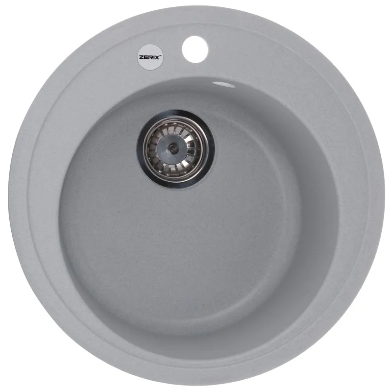 Мийка кухонна Zerix ZS-510R-09 Сіра (ZX4535), фото 1