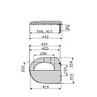 Сидіння унітаза з кришкою ZERIX TS-10 (ZX5590), фото 2