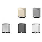 Відро для сміття з плавним закриванням прямокутне Koer TC-010306-02 6 л колір неіржавка сталь (KR5600), фото 10