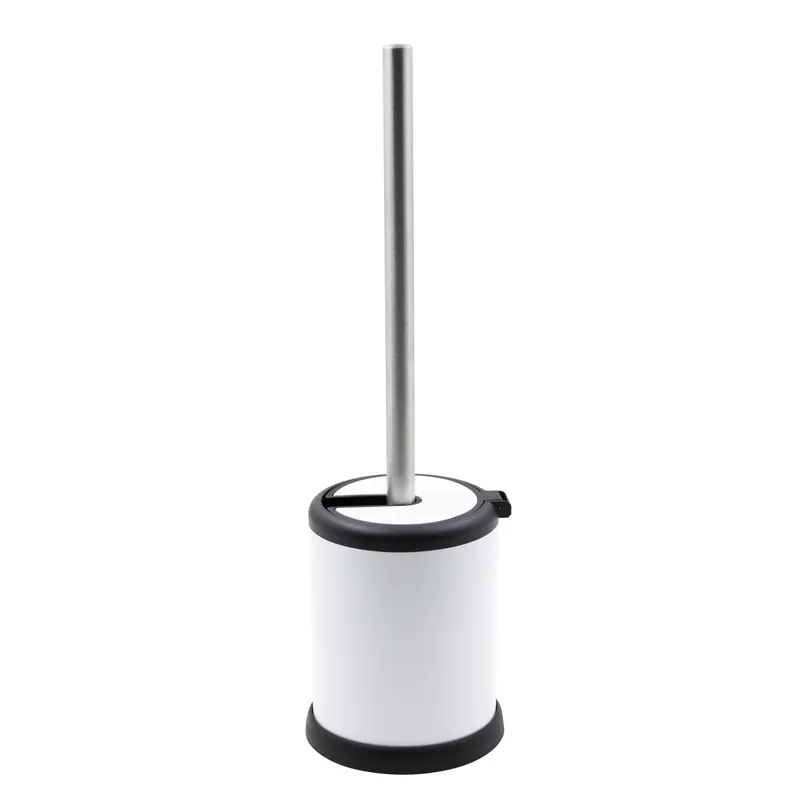 Єршик для унітазу підлоговий Mixxus Topper-TB0201 White колір білий (MI7094), фото 1