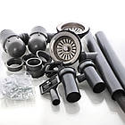 Мийка кухонна Zerix Z7848D-08-180E Double (Satin) (ZS0578), фото 2