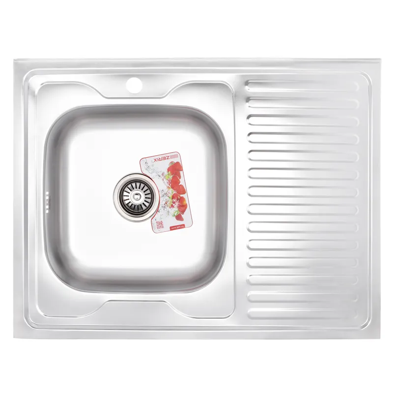 Мийка кухонна Zerix Z8060L-06-160MD (micro decor) (ZS0603), фото 1