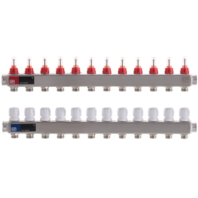 Колекторний блок з розxодомірами Europroduct EP.S1110-12 1"x12 (EP4988), фото 1