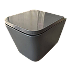 Унітаз підвісний Mixxus Premium QUADRO-0305-R GRAY 510x350x345 mm система змиву RIMLESS (MP6656), фото 7