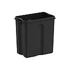 Відро для сміття з плавним закриванням прямокутне Koer TC-010306-08 6 л колір білий (KR5601), фото 6