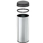 Відро для сміття сенсорне кругле Mixxus Premium Ellipse-TC0109 Chrome-Black 9 л (хром-чорне) (MI708, фото 3