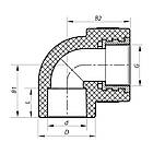 Кут ВР 32x1F PPR Koer K0117.PRO (KP0139), фото 2