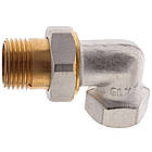 Згін американка 3/4" латунь кутовий СК ART 702 (SK0045), фото 3