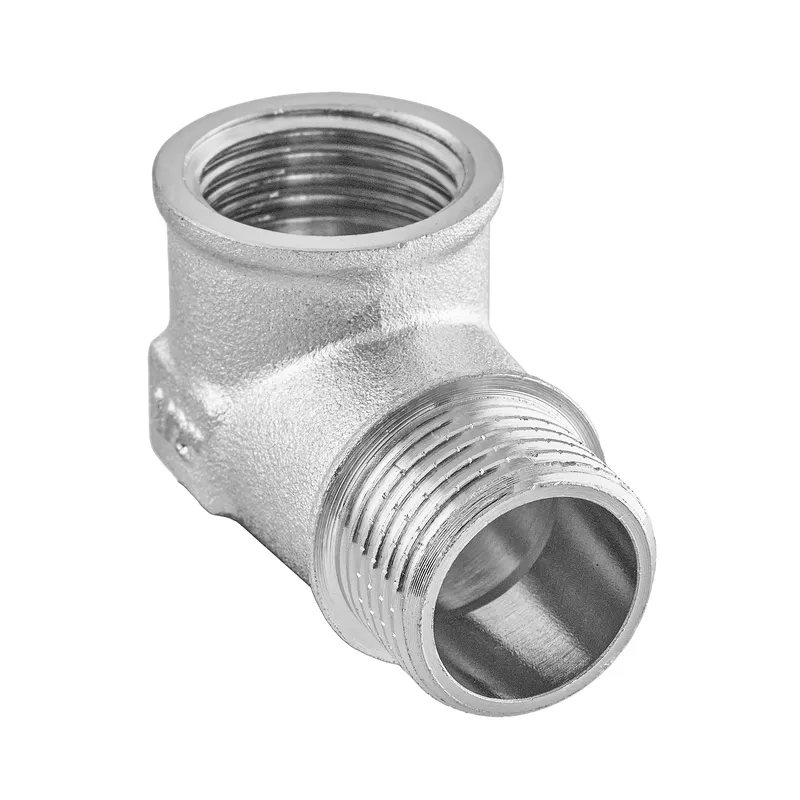 Кут Nolf NFC.L10FM-N-1" MF нікельований (NF3107), фото 1