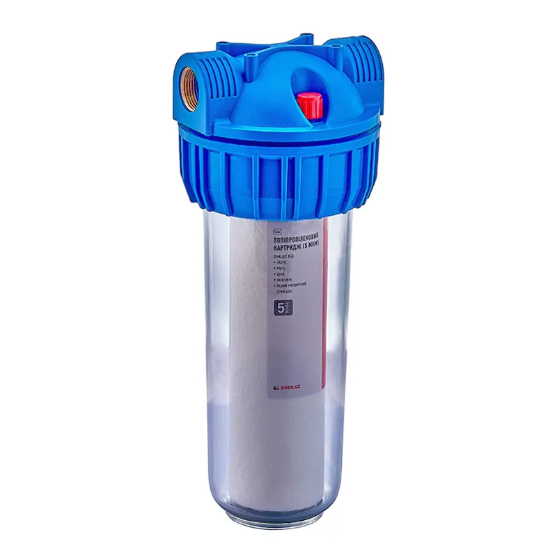Фільтр для холодної води Koer KV-24-3/4 (колба 3 складники, 8 атм. 3/4") (KR5018), фото 1