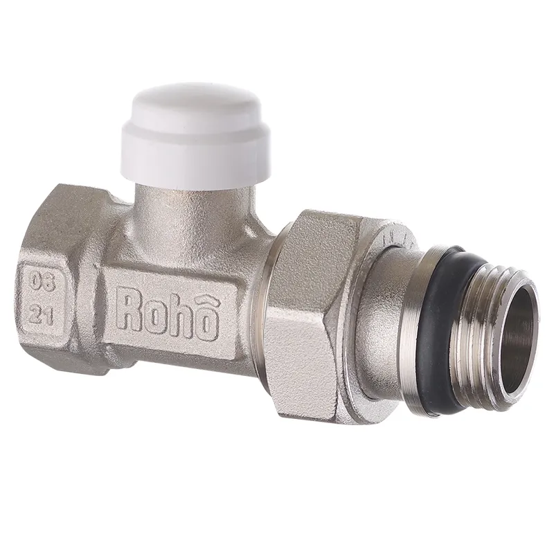 Кран радіаторний Roho R5261-050 — 1/2" прямий (антипротечка) (RO0135), фото 1