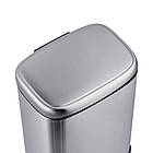 Відро для сміття з плавним закриванням прямокутне Mixxus Premium Style-TC0305 SS Color 5 л колір неіржа, фото 3