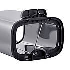 Відро для сміття з плавним закриванням прямокутне Mixxus Premium Style-TC0305 SS Color 5 л колір неіржа, фото 9