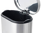 Відро для сміття з плавним закриванням овальне Mixxus Premium Strong-TC0120 SS Color 20 л колір неіржавкій, фото 4