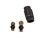 Комплект для під'єднання радіатора Koer SET-24.Black — 1/2" кутовий з термоголовкою (KR5283), фото 5