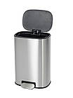 Відро для сміття з плавним закриванням овальне Mixxus Premium Diverse-TC0105 SS Color 5 л колір неіржавкій, фото 3