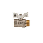 Кран кульовий Koer 1" ГШБ (KR.218.W) білий (KR0184), фото 3