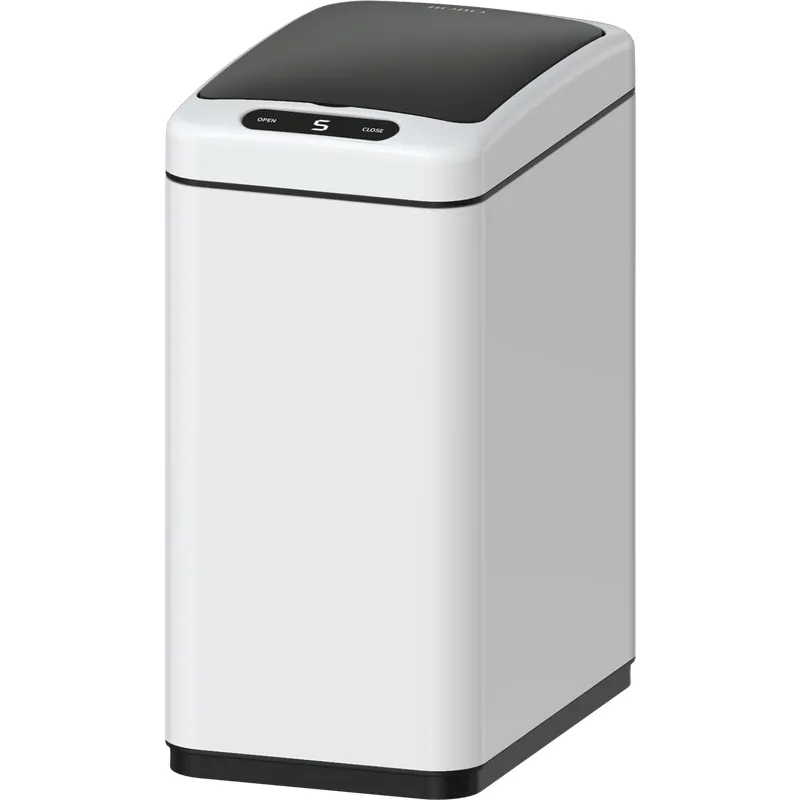 Відро для сміття сенсорне прямокутне Koer TC-020408-08 8 л колір білий (KR5589), фото 1