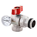 Кран з американкою "антипротечка" з термометром Koer KR.1033-Gi — 1" (KR2894), фото 2