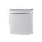 Відро для сміття сенсорне овальне Mixxus Flat-TC0109 White 9 л колір білий (MI7074), фото 6