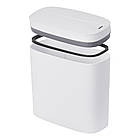 Відро для сміття сенсорне овальне Mixxus Flat-TC0109 White 9 л колір білий (MI7074), фото 9