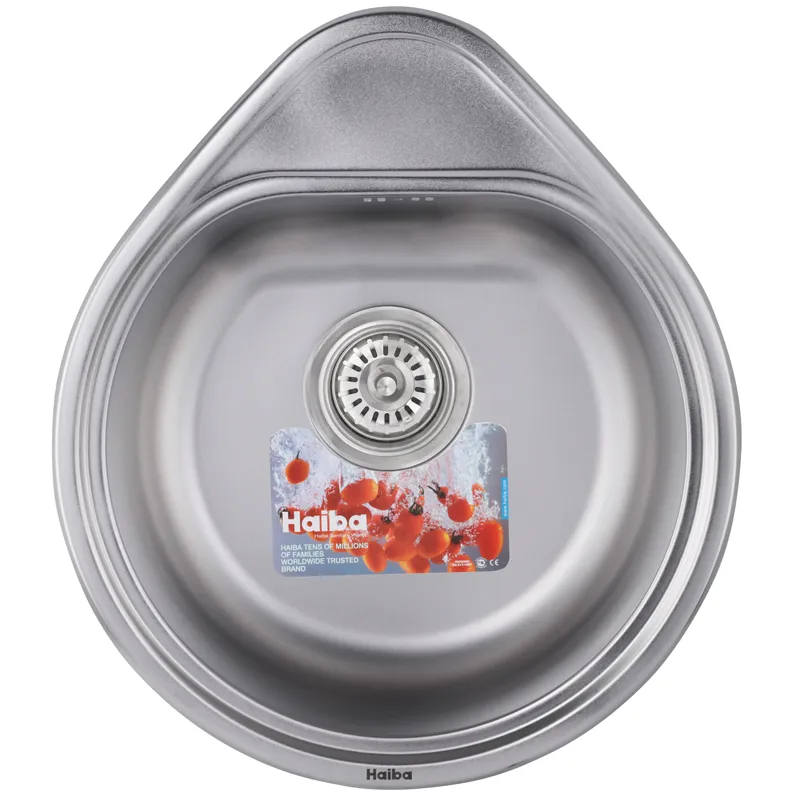 Мийка кухонна Haiba 50x44 (Satin) (HB0540), фото 1