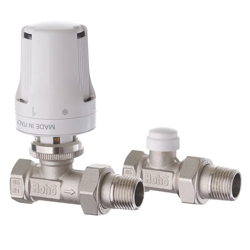 Комплект для під'єднання радіатора Roho R5160-050K — 1/2" прямий (RO0118), фото 1