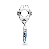 Срібна намистина Pandora «Блакитний ловець снів» 799341C01, фото 4