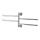 Тримач для рушників поворотний (4 планки) Zerix AFB-0114 (ZX5046), фото 4