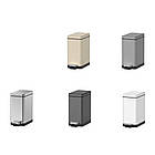 Відро для сміття з плавним закриванням прямокутне Koer TC-010210-07 10 л колір сірий (KR5599), фото 8