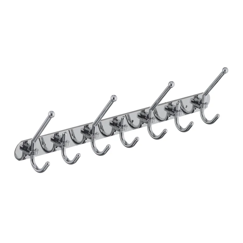 Вішалка для рушників у ванну з 7 гачками Zerix LR201-7 (LL1416), фото 1