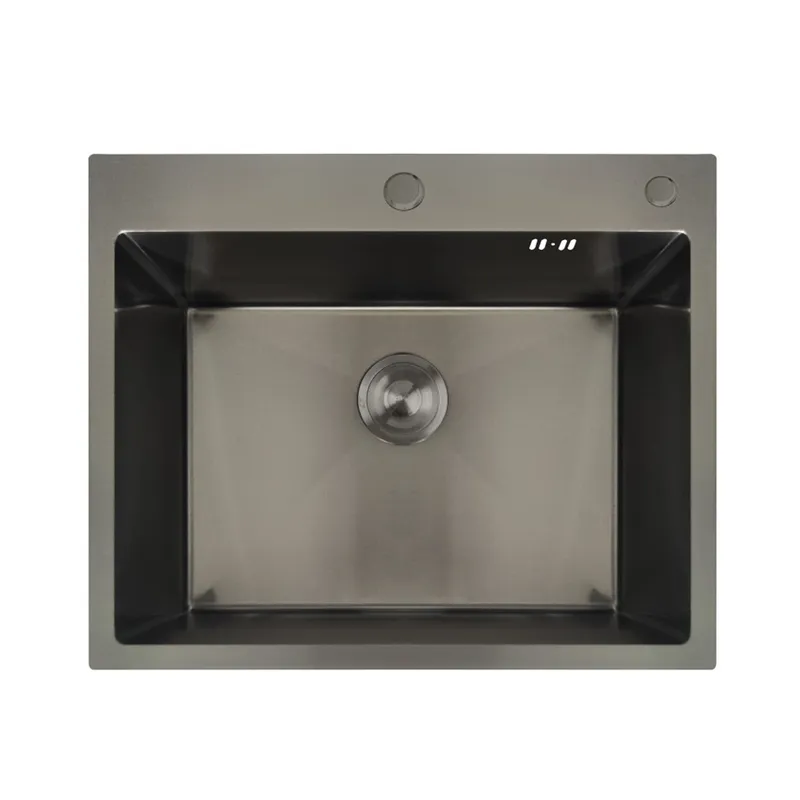 Мийка Mixxus MH6050 Nano-Black з неірж. сталі (колір графіт) (MX1933), фото 1