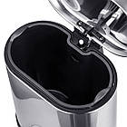 Відро для сміття з плавним закриванням овальне Mixxus Premium Topper-TC0205 SS Color 5 л колір неіржавк, фото 4