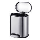 Відро для сміття з плавним закриванням овальне Mixxus Premium Topper-TC0205 SS Color 5 л колір неіржавк, фото 9