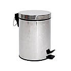Відро для сміття кругле Zerix Solo-TC0107 SS Color 7 л колір неіржавка сталь (ZX5899), фото 3