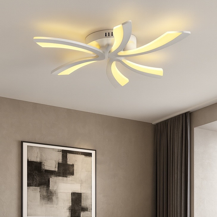 Світлодіодна люстра Люстра з пультом  V X6040-3 WT, фото 1