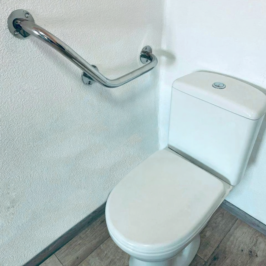 Кутовий посилений поручень 32мм × 350×350мм для інвалідів | Надійна опора (789-39), фото 1