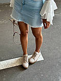 Кеди жіночі замшеві пісочні, фото 4