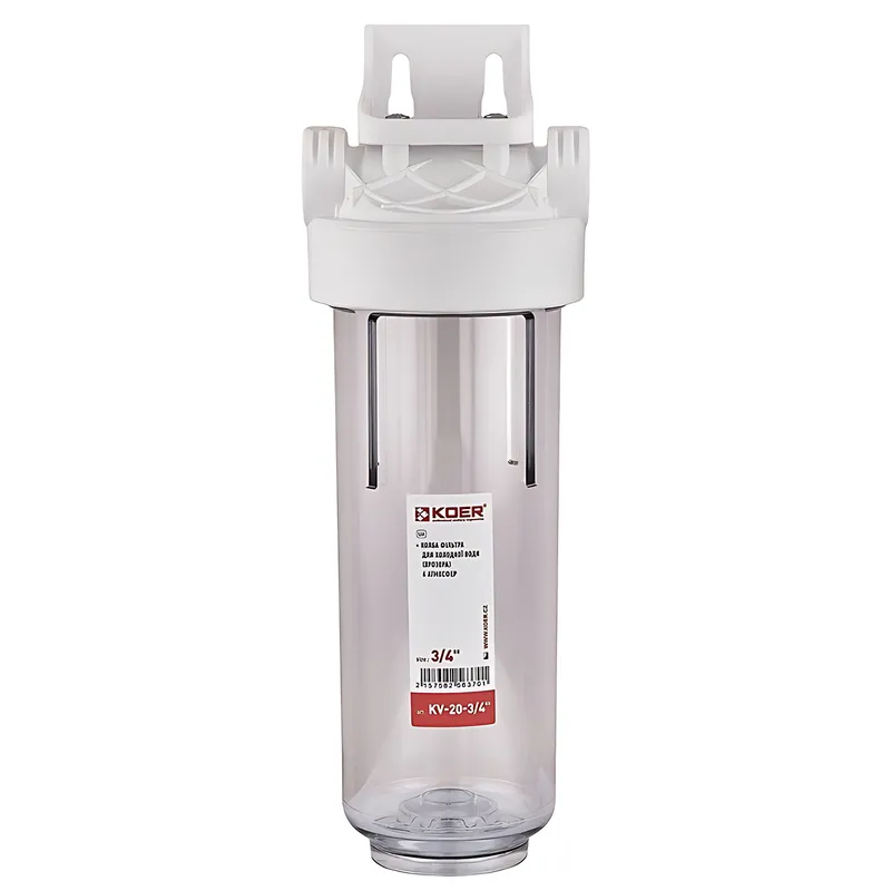 Колба фільтра для холодної води KOER KV-20-3/4 6 атмосфер 3/4" (KR5637), фото 1