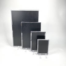 Менюхолдер А4 з крейдяною табличкою, Менюхолдер крейдяний на ніжках під кутом 90 градусів (1358), фото 2