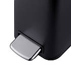 Відро для сміття з плавним закриванням прямокутне Mixxus Premium Quadro-TC0105 Black 5 л колір чорний, фото 7