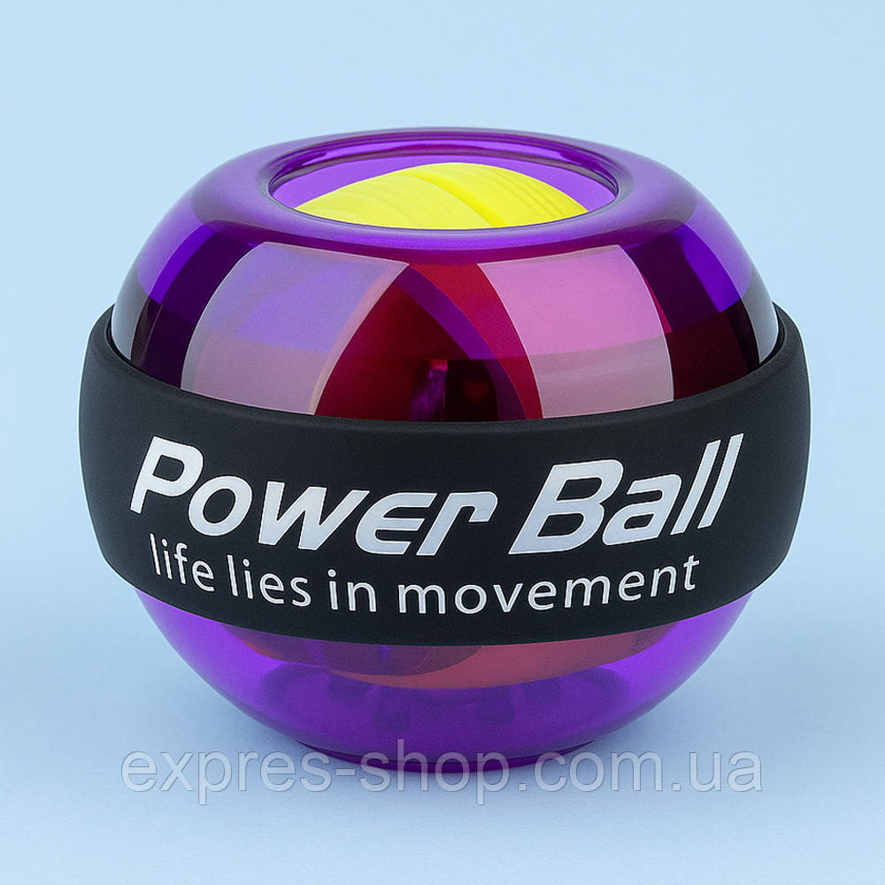 Гіроскопічний тренажер для кисті рук Powerball AD-2464, Колір рандом / Кистьовий еспандер / Гіроскопічний еспандер, фото 1