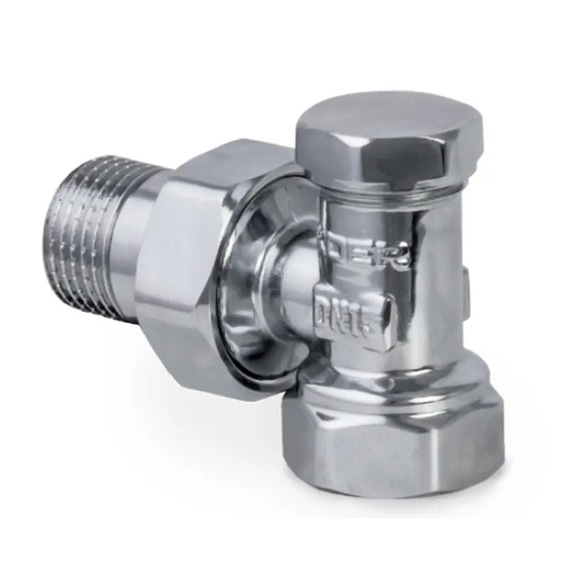 Вентиль радіаторний кутовий (хромований) 1/2x1/2 (Koer KR.902.CHR) (KR2821), фото 1