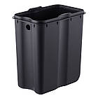 Відро для сміття з плавним закриванням прямокутне Mixxus Premium Quadro-TC0105 SS Color 5 л колір неірж, фото 5