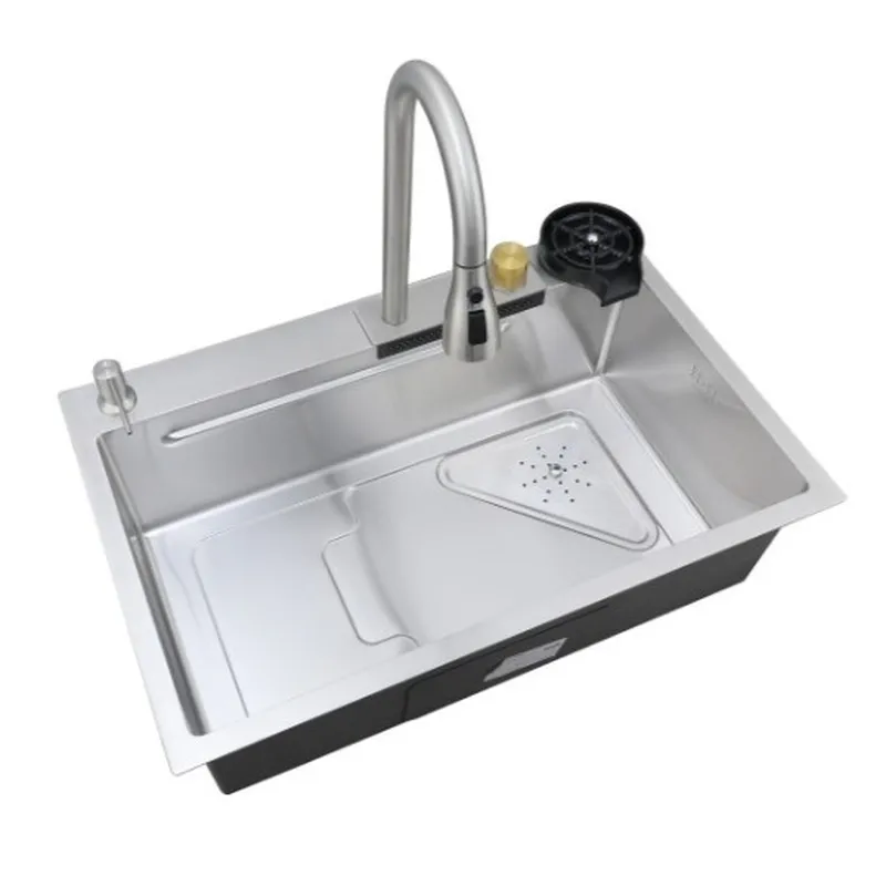 Мийка Mixxus Premium MH7246-SET-01.SUS304 з вбудованим змішувачем (MX1697), фото 1