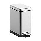 Відро для сміття з плавним закриванням прямокутне Koer TC-010206-02 6 л колір неіржавка сталь (KR5594), фото 5