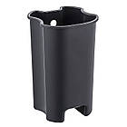 Відро для сміття з плавним закриванням овальне Zerix Prime-TC0105 White 5 л колір білий (ZX5901), фото 4