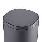 Відро для сміття з плавним закриванням овальне Mixxus Premium Olivary-TC0105 Graphite 5 л колір графіт, фото 6