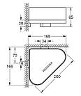 Кутова полиця у ванну Grohe Selection (41038000), фото 2
