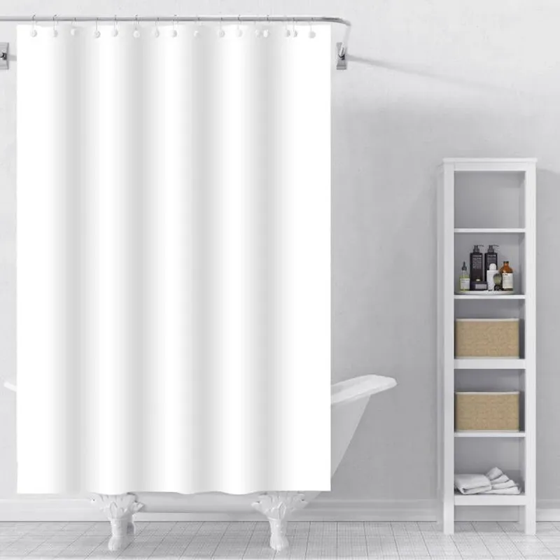 Штора для ванної з поліетилену Zerix SCP-001-180x180 (Кольор білий) (ZX5000), фото 1